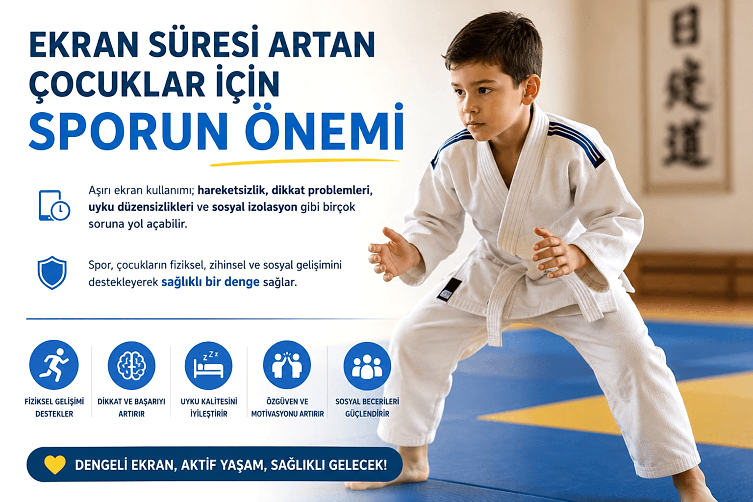 Ekran Süresi Artan Çocuklar İçin Sporun Önemi